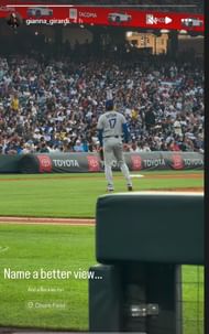 Gianna Giradri posted the clip of Rockies' last day match. (Via Instagram)
